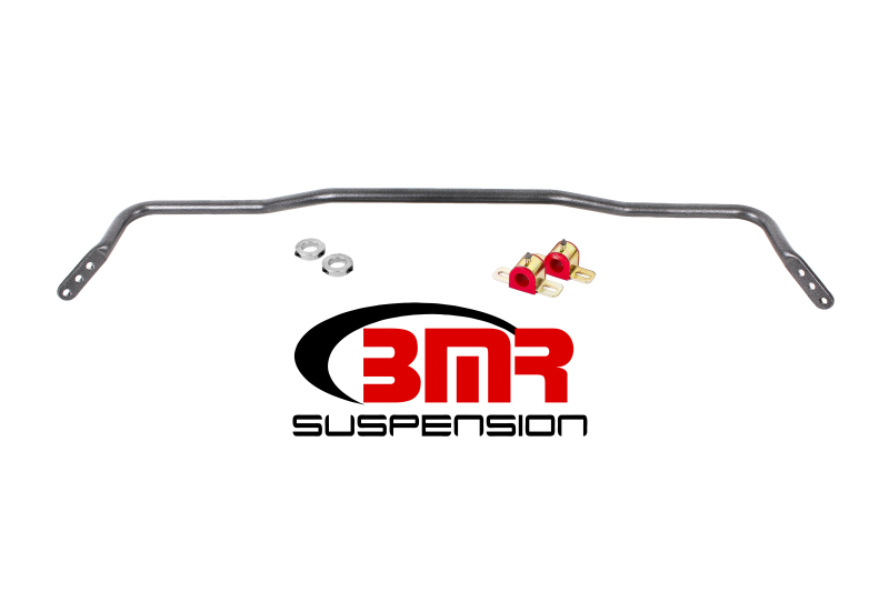 Ford Mustang Sway Bar Kit - Rear - BMR Suspension - Hollow 25mm 3-Hole Adjustable - Black Hammertone - `15-`17 Ford Mustang Sway Bar Kit - Rear - BMR Suspension - Hollow 25mm 3-Hole Adjustable - Black Hammertone - `15-`17
